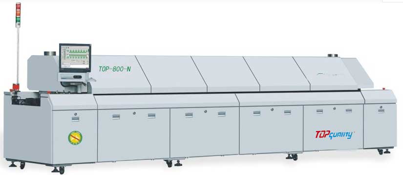 高端無鉛熱風回流焊TOP-800-N